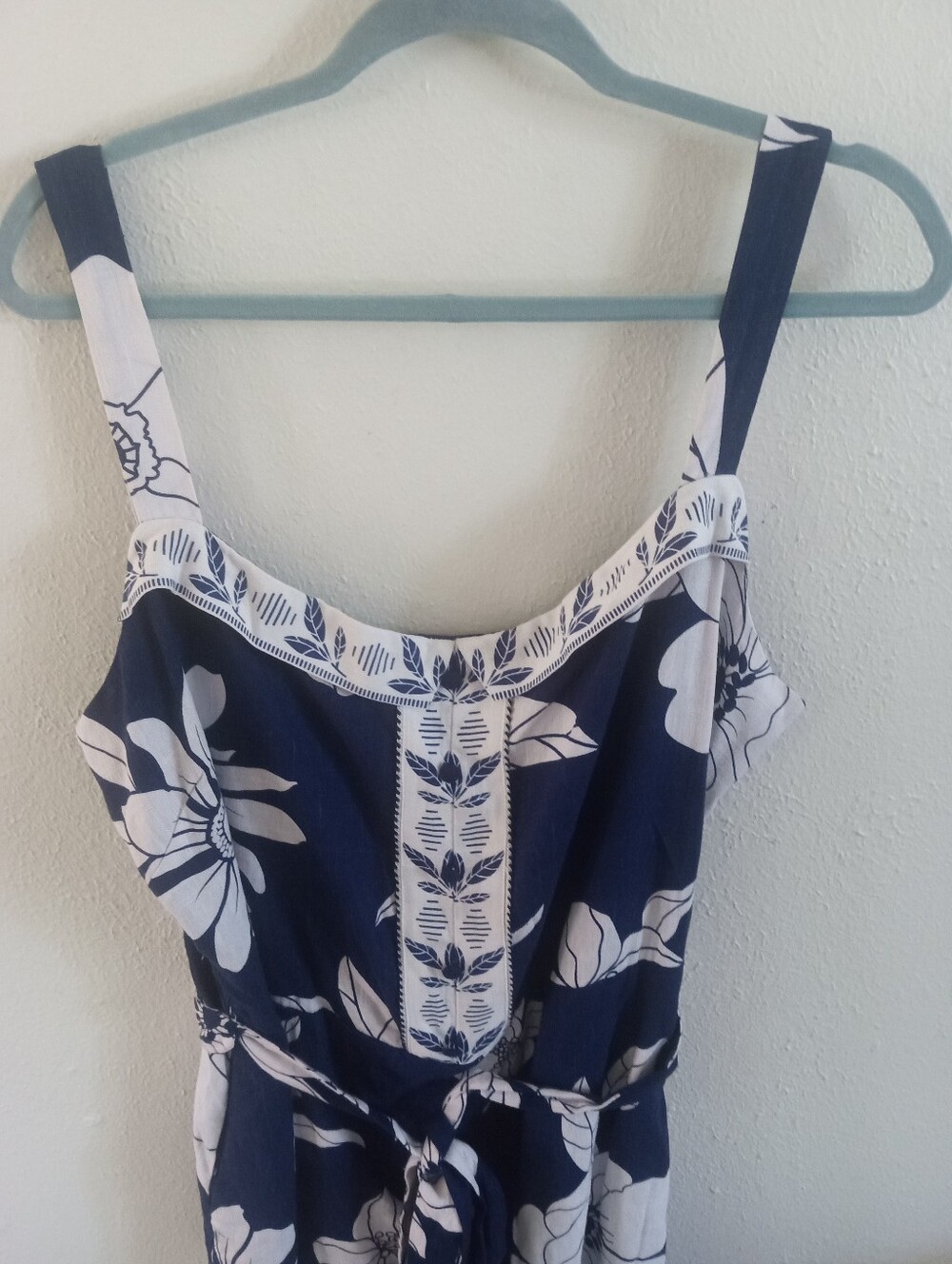 DRAPER JAMES Tie Waist Tropical Print Sun Dress | XXL - Picture 3 of 9